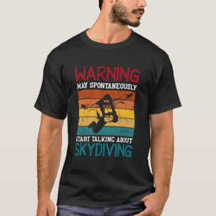 Fallschirmspringer Extreme Sports Skydiving Retro  T-Shirt