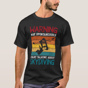 Fallschirmspringer Extreme Sports Skydiving Retro T-Shirt