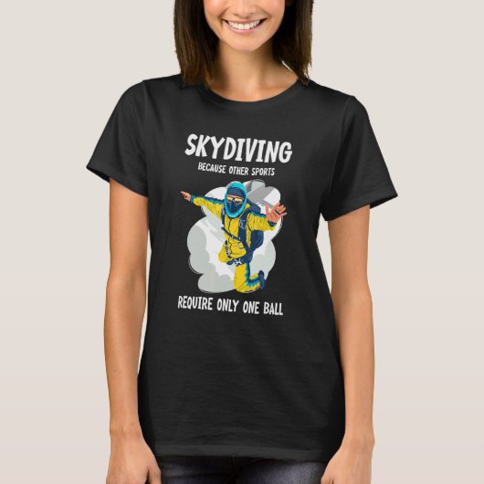 Fallschirmspringer Fallschirm Springer Idee Skydiv T-Shirt (Vorderseite)