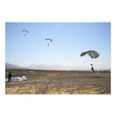 Fallschirmspringer Fotodruck (Vorne)
