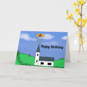 Fallschirmspringer Karte (Gelbe Blume)