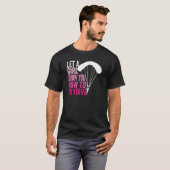 Fallschirmspringer Lass ein Mädchen dir zeigen, wi T-Shirt (Vorne ganz)