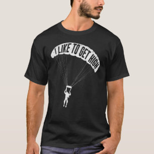 Fallschirmspringer Parachutist Skydiving Fallschir T-Shirt