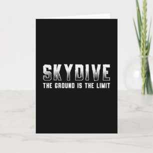 Fallschirmspringer Skydiving Der Boden Ist Die Gre Karte