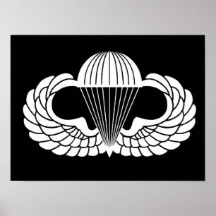 Fallschirmspringerabzeichen Poster