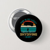 Fallschirmspringerschule Portland Button (Vorne & Hinten)