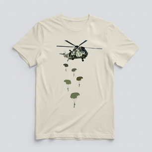 Fallschirmsprung-Einheit Tri-Blend Shirt