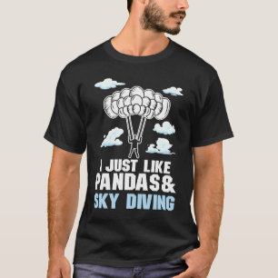 Fallschirmsprung Fallschirm Fallschirmspringer Sky T-Shirt