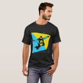 Fallschirmsprung-Grafik T-Shirt (Vorne ganz)