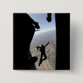 Fallschirmteam der US-Luftwaffe Button (Vorderseite)