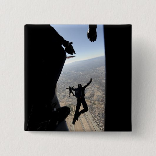 Fallschirmteam der US-Luftwaffe Button (Vorderseite)