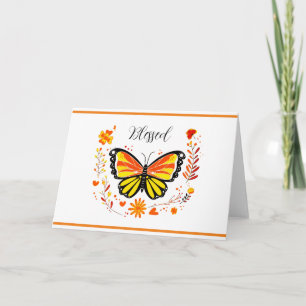 Fallschmetterling Karte