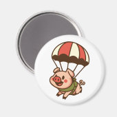 Fallschwein Magnet (Vorderseite/Rückseite)