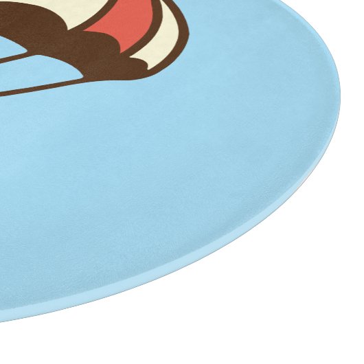 Fallschwein Schneidebrett (Ecke)