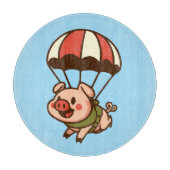 Fallschwein Schneidebrett (Vorderseite)