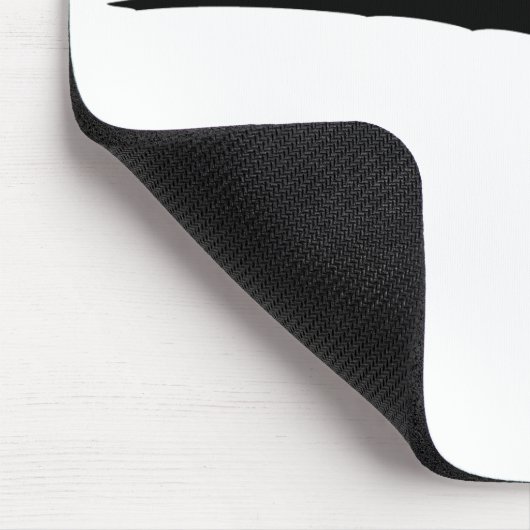 Fallsegelflugzeugschwarzikone Mousepad (Ecke)