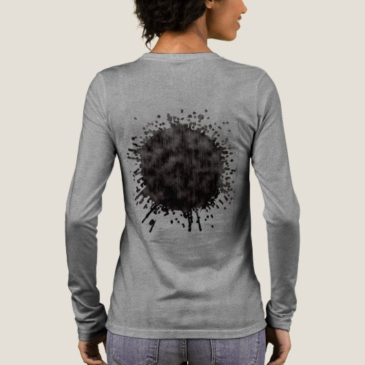 Fallsignal Tri-Blend Shirt (Rückseite)