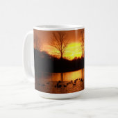 Fallsonnenaufgang Kaffeetasse (Vorderseite Links)