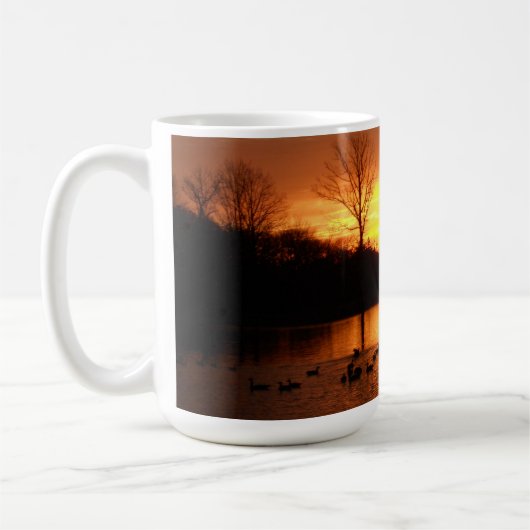 Fallsonnenaufgang Kaffeetasse (Links)