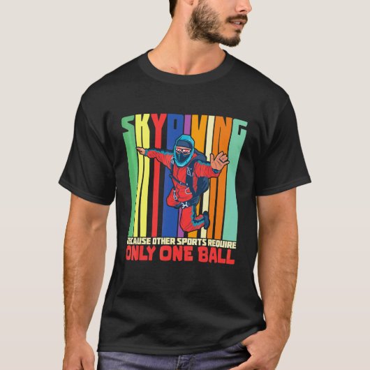 Fallspringer Fallschirmspringer Fallschirm Springe T-Shirt (Vorderseite)
