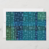 FALLSTARS & SQUARES Bar Bat Mitzvah Einladung (Rückseite)