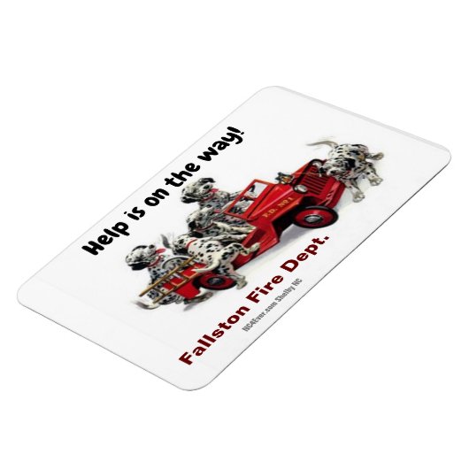 Fallston Fire Dept. Flexible Magnet (Linke Seite)