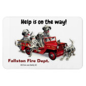 Fallston Fire Dept. Flexible Magnet (Horizontal)