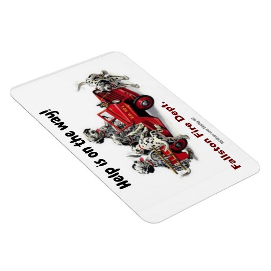 Fallston Fire Dept. Flexible Magnet (Rechte Seite)