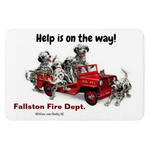 Fallston Fire Dept. Flexibles Magnet