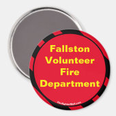Fallston Volunteer Fire Department Magnet (Vorderseite/Rückseite)
