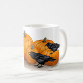 Fallstricke und Kürbis Kaffeetasse (VorderseiteRechts)