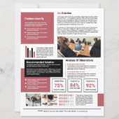 Fallstudien-Flyer-Vorlage (Rückseite)