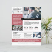 Fallstudien-Flyer-Vorlage (Stehend Vorderseite)