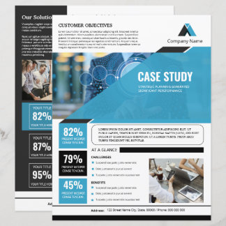 Fallstudien-Flyer-Vorlage | Business-Marketing