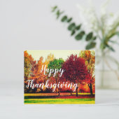 Fallszene | ERNTEDANK Postkarte (Stehend Vorderseite)