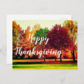 Fallszene | ERNTEDANK Postkarte (Vorne/Hinten)