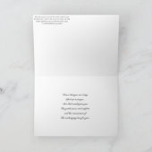 Fallszene im Friedhof / Zuckerapfel / Beileid Karte (Innenseite)