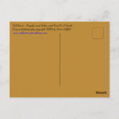 Fallszene / Pumpkin & Bittersweet 4,25" x 5,6" Postkarte (Rückseite)