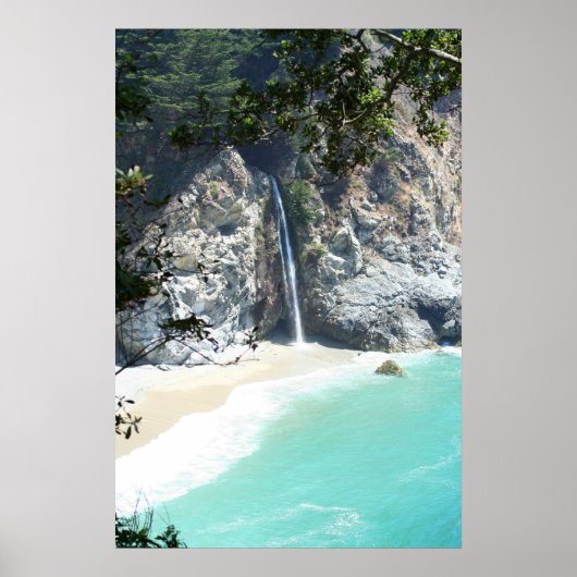 fällt auf Big Sur Poster (Vorne)