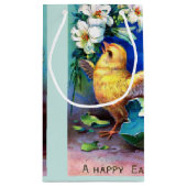 Fallt ein glücklicher Osterkick Kleine Geschenktüte (Rückseite)