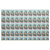Fallt ein glücklicher Osterkick Stoff (Fat Quarter (45,7 x 55,9 cm))