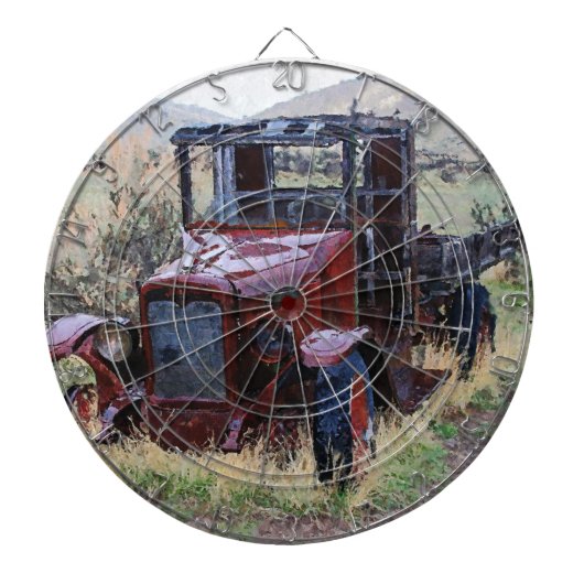 Falltage vergangen dartscheibe (vorne)