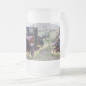 Falltage vergangen mattglas bierglas (VorderseiteRechts)