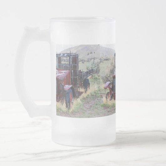Falltage vergangen mattglas bierglas (Links)