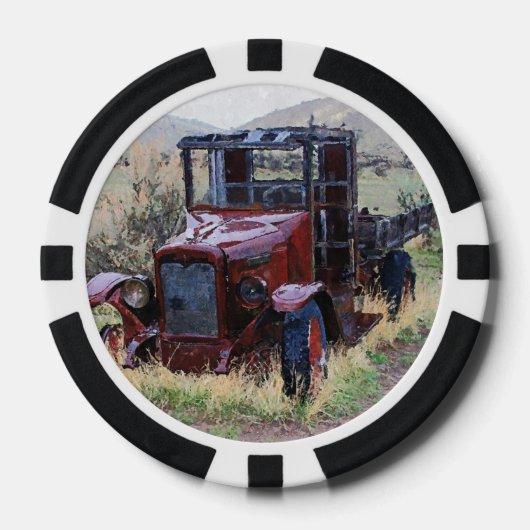 Falltage vergangen pokerchips (Vorderseite)