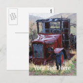 Falltage vergangen postkarte (Vorne/Hinten)