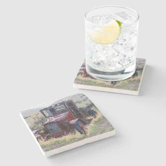 Falltage vergangen steinuntersetzer (Seitenansicht)