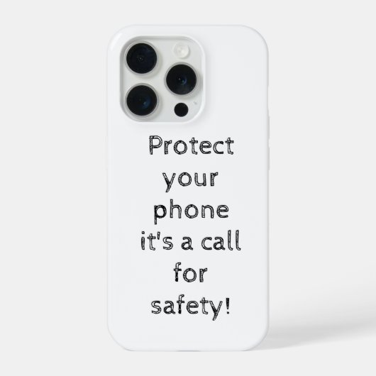 Falltelefon Witz lustiger Schutz iPhone Hülle (Rückseite)