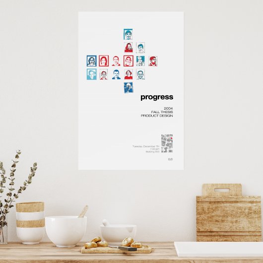 Fallthesis Poster (Küche)