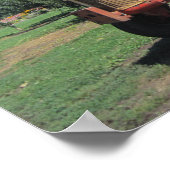 Falltraktor aus den 60er Jahren Poster (Ecke)